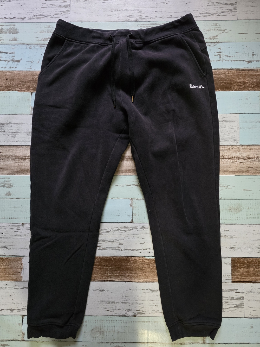 Bench Black Men's Jogger Sweatpants with Drawstring